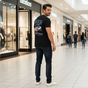 Men's Busch Light Black Short Sleeve Tee Size S